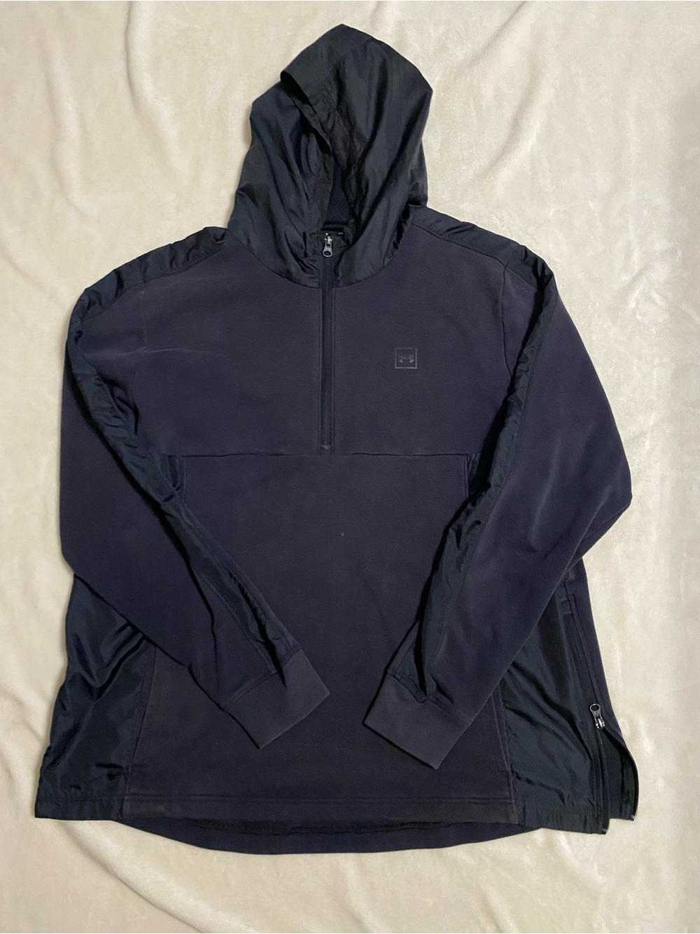 Under Armour Navy Hooded Windbreaker Pullover